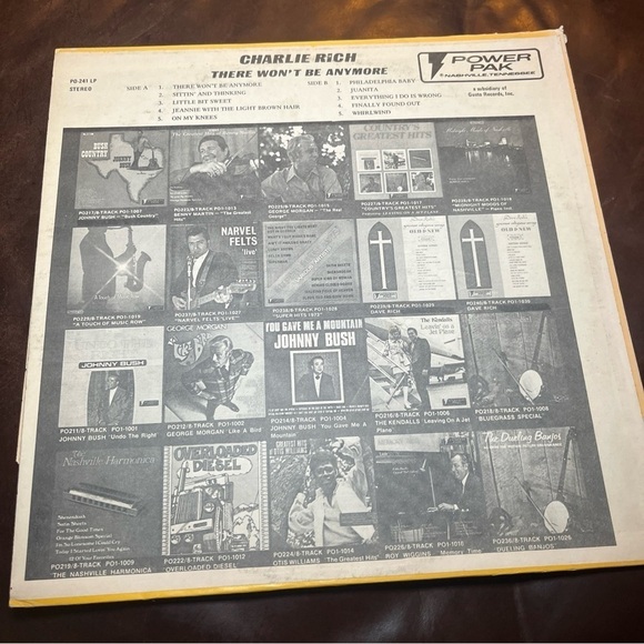 Charlie Rich- There Won’t be Anymore- vintage vinyl record 1974 - Picture 2 of 9